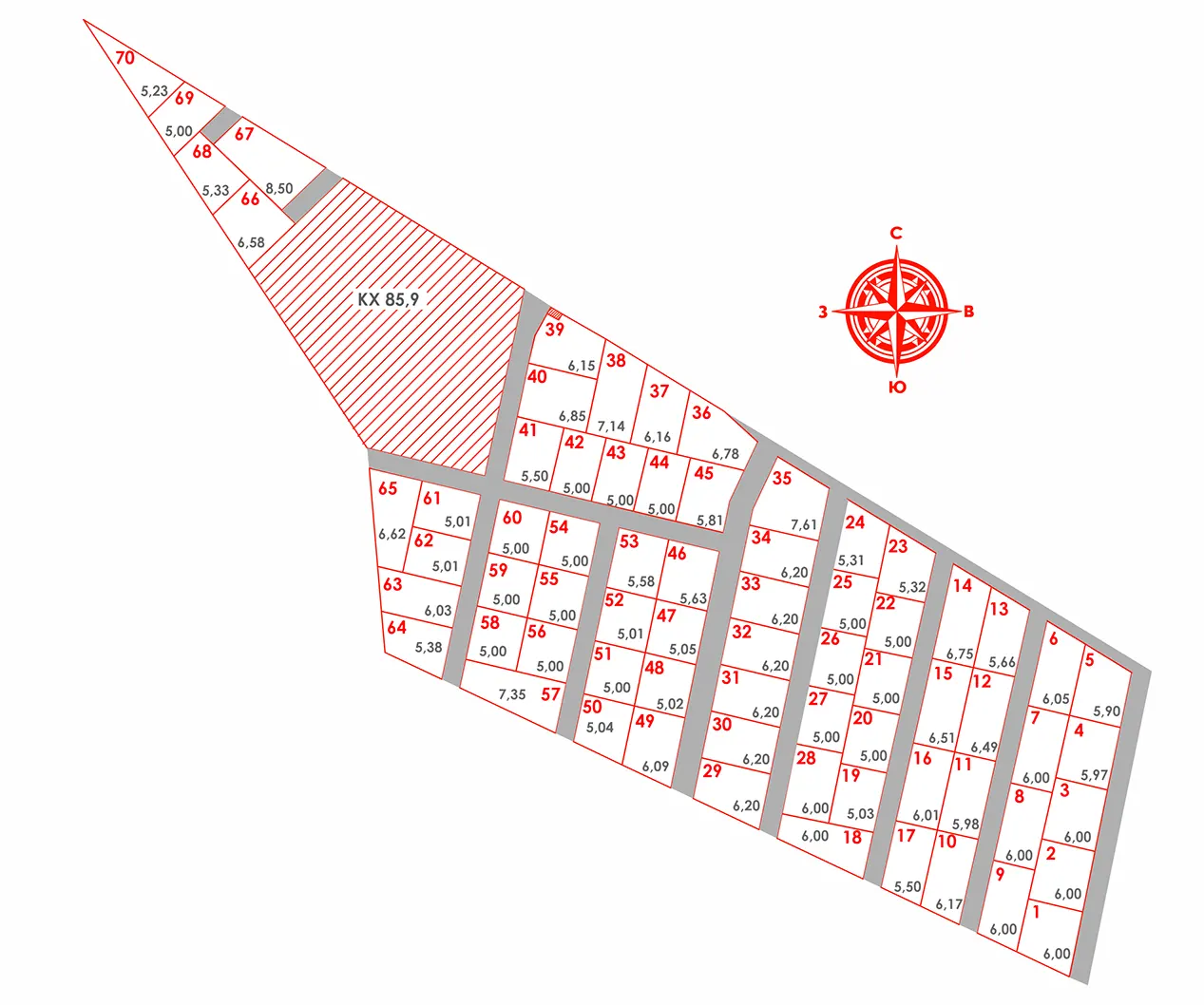 Генплан массива