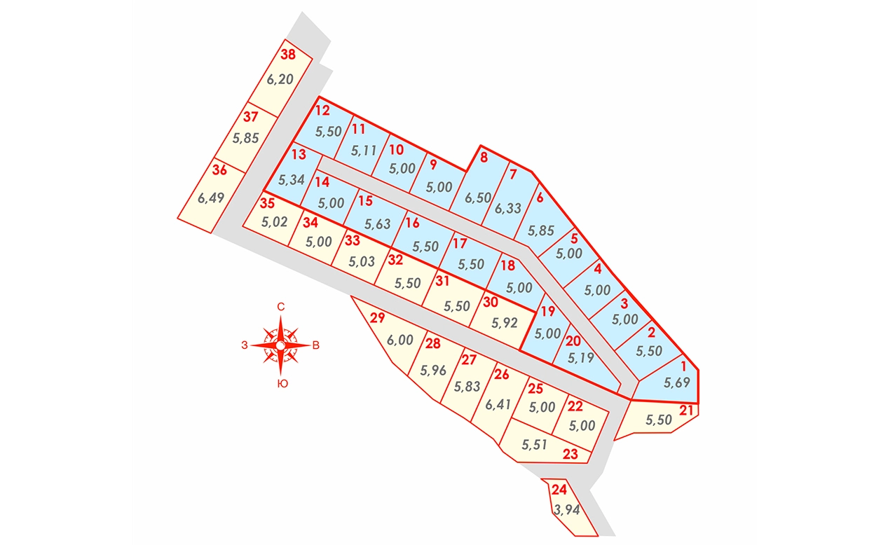 Генплан массива